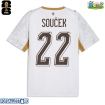 Tsjekkia Tomas Soucek #22 Bortedrakt VM 2026 Kortermet